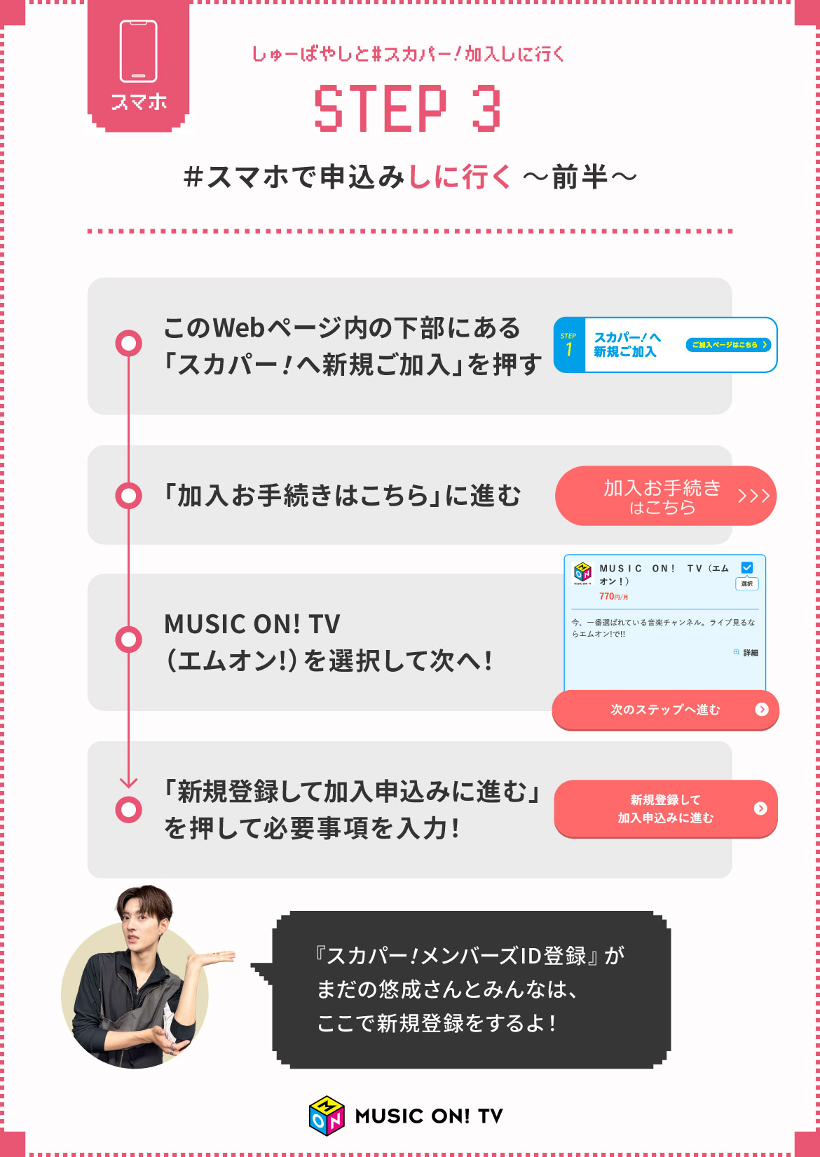 スカパー!加入方法 4
