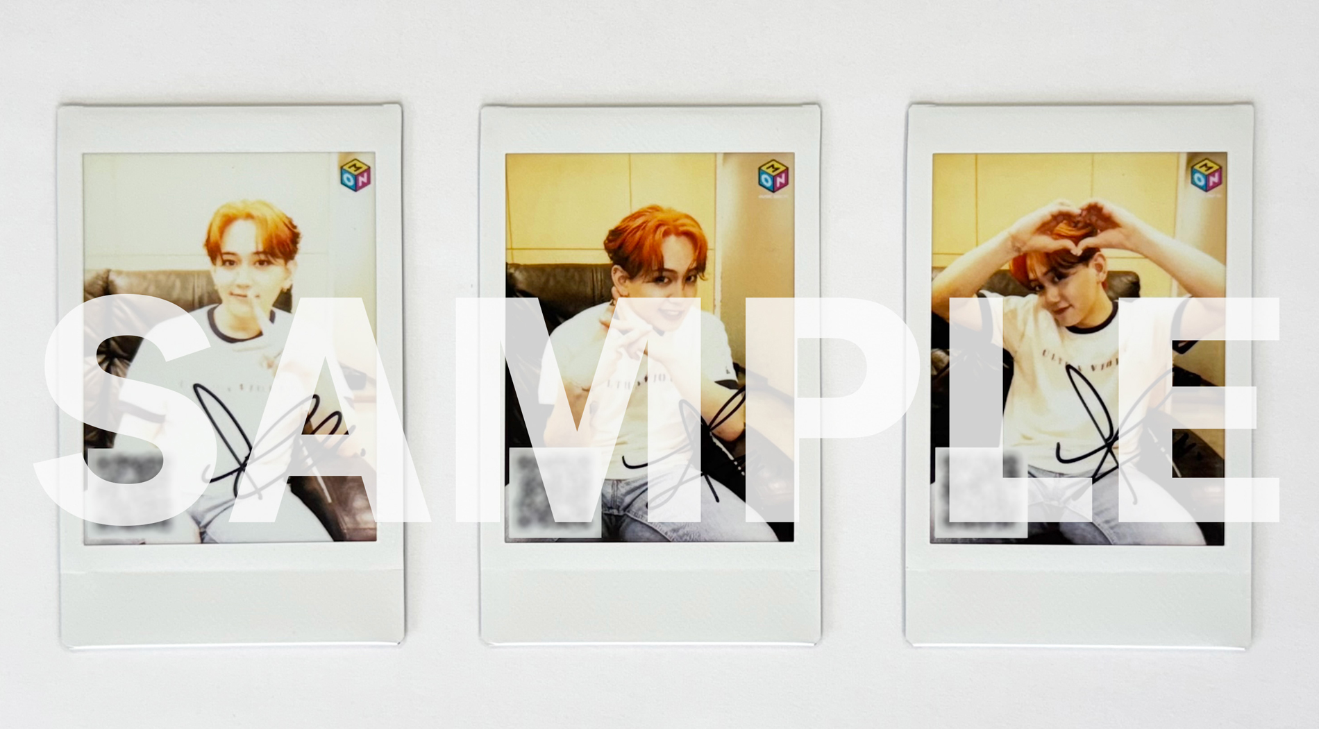 直筆サイン入りチェキ（ボイスメッセージ付き）