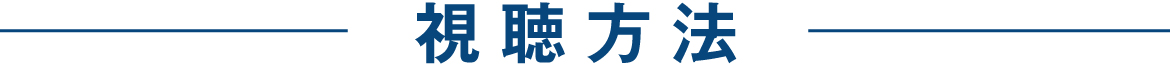 視聴方法